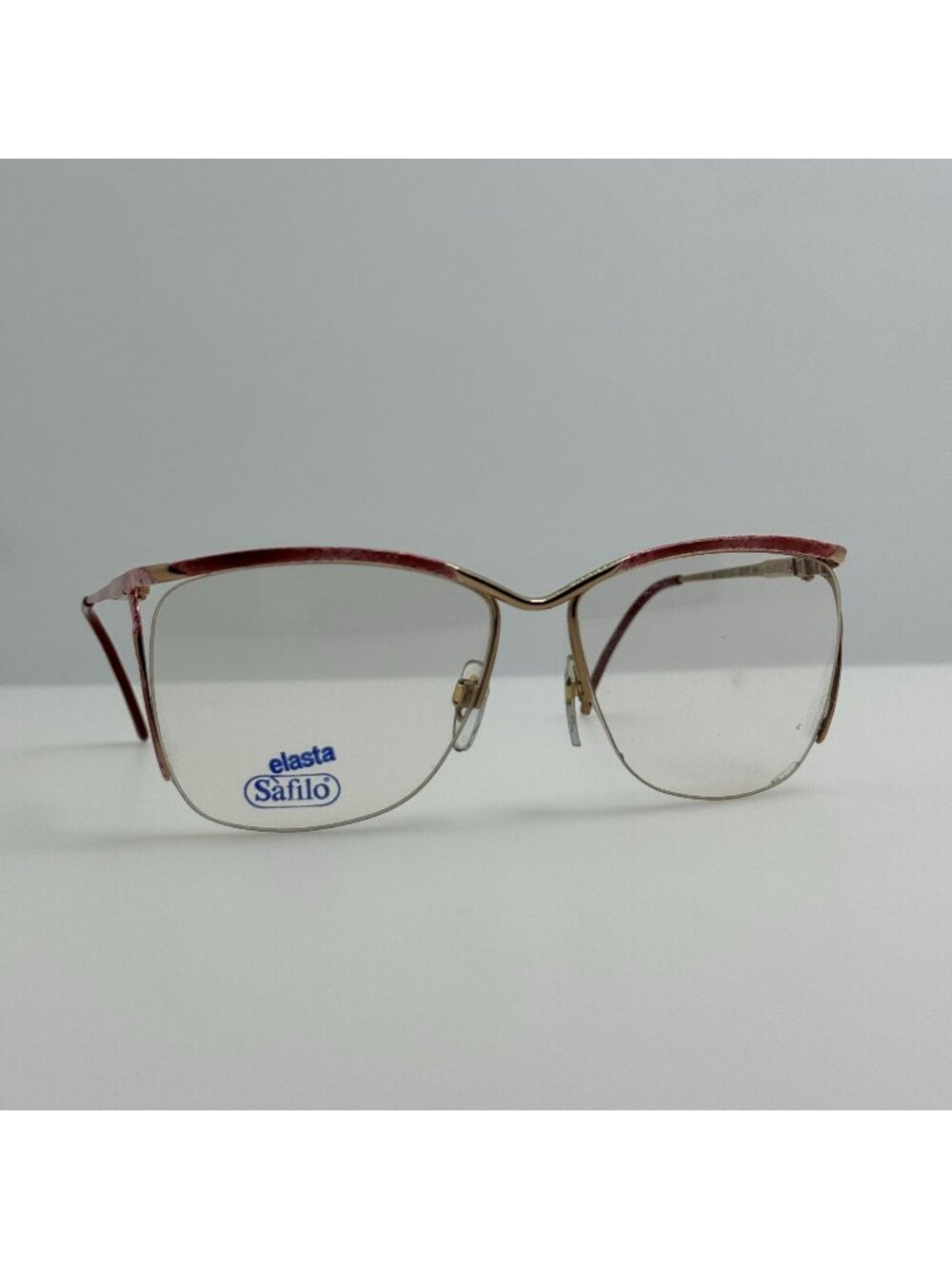 Safilo Elasta Portfolio Eye Glasses Eyeglasses Frames 58-15-130 217/P834